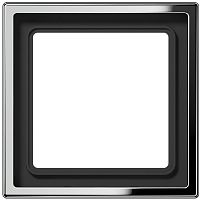 Рамка универсальная Jung LS990 metal 1-м. хром картинка